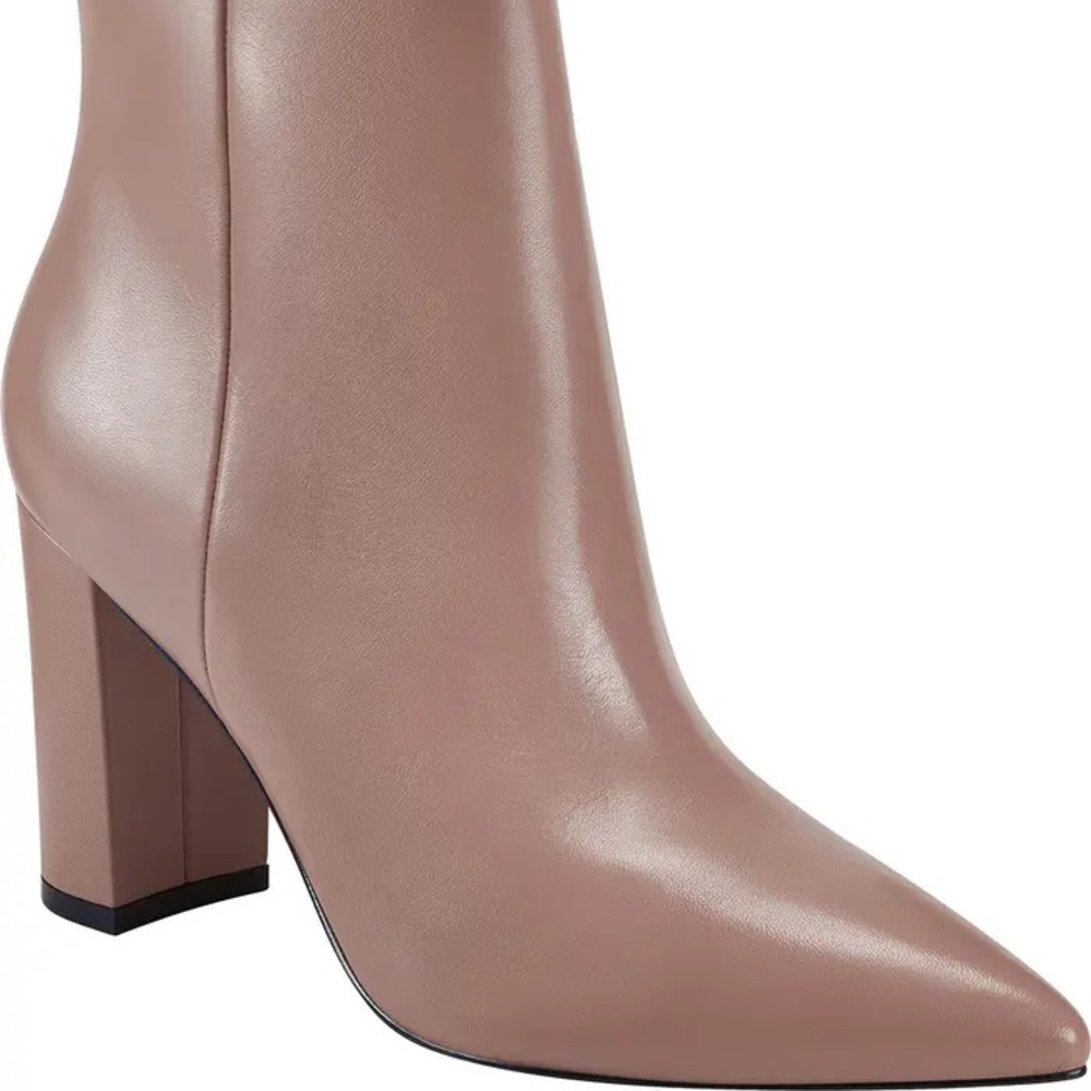 Marc Fisher Ulani Bootie in Light Natural Leather